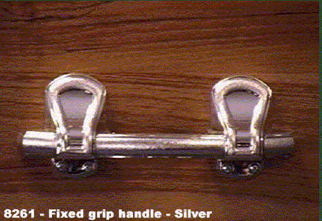 8261 - Fixed grip handle - silver