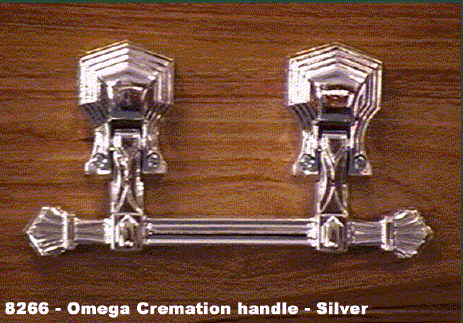 8266 - Omega cremation handle - silver