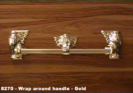 8270 - Wrap around handle - - gold