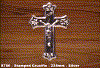 8786 -  Stamped crucifix - 228mm silver